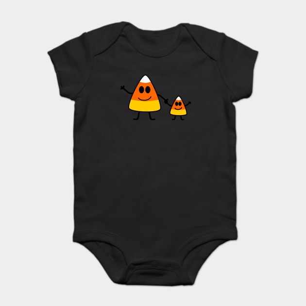 Halloween - Cute Candy Corn Family Baby Bodysuit by Yesteeyear